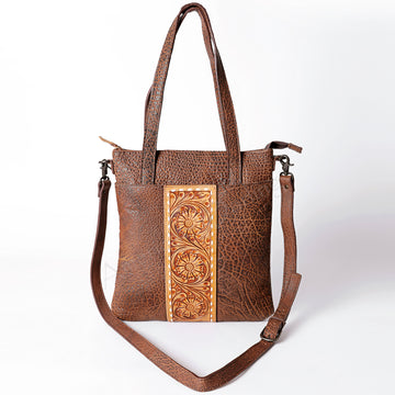 American Darling Tote Hand Tooled Genuine Leather women bag western handbag purse